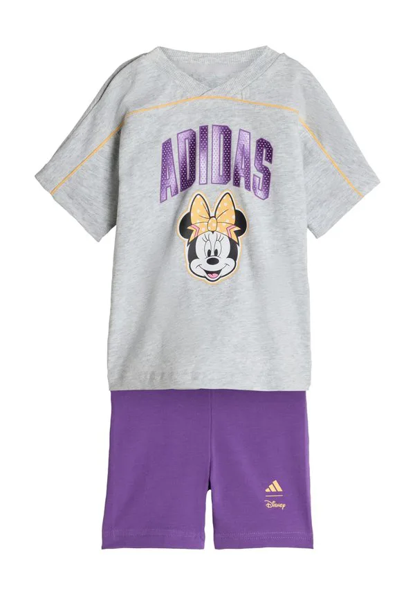 Спортивные шорты в стиле минни маус Adidas Performance, Light Grey Heather/Semi Ice Tangerine