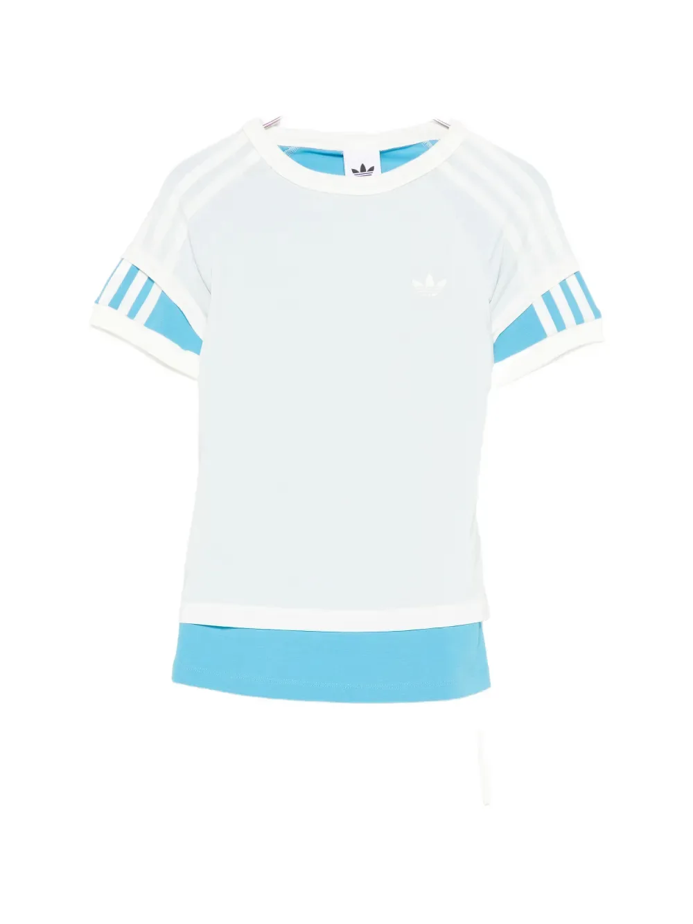Футболка с тремя полосками Adidas, синий