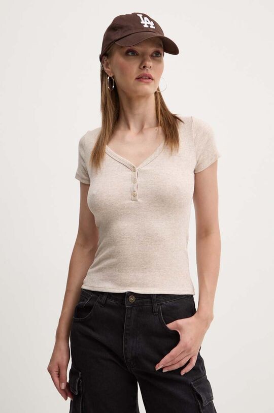 

Футболка Hollister Co., бежевый