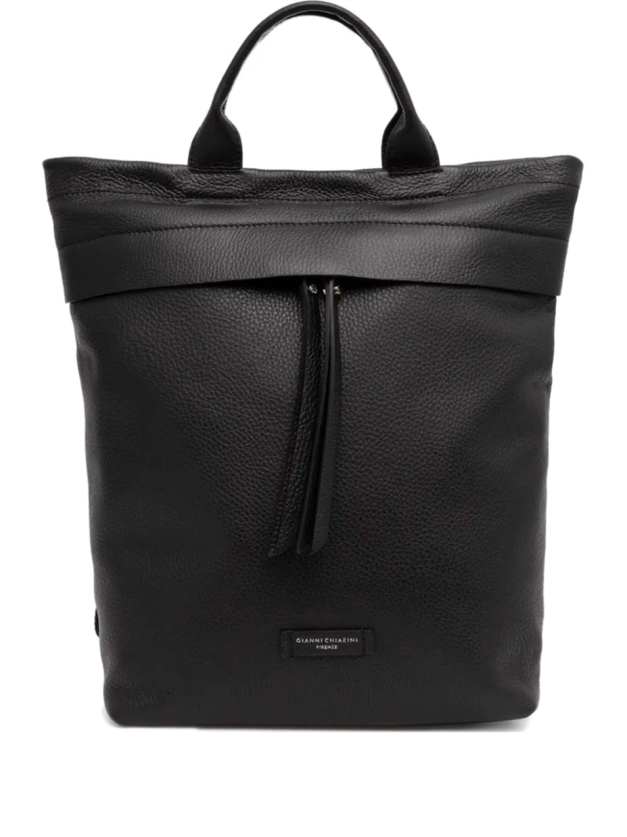 

Рюкзак GIANNI CHIARINI с нашивкой-логотипом, черный