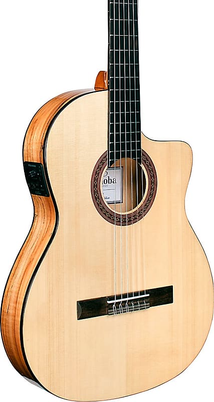 

Акустическая гитара Cordoba C5-CET Limited Nylon String Acoustic-Electric Thinline Guitar, Natural