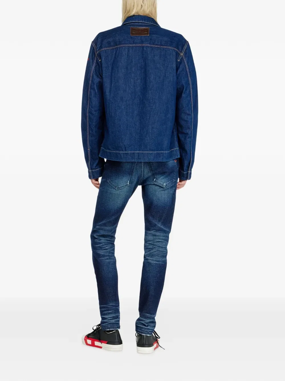 Джинсы Slim 2019 D-Struct 0kbbu DIESEL, синий — фото 4