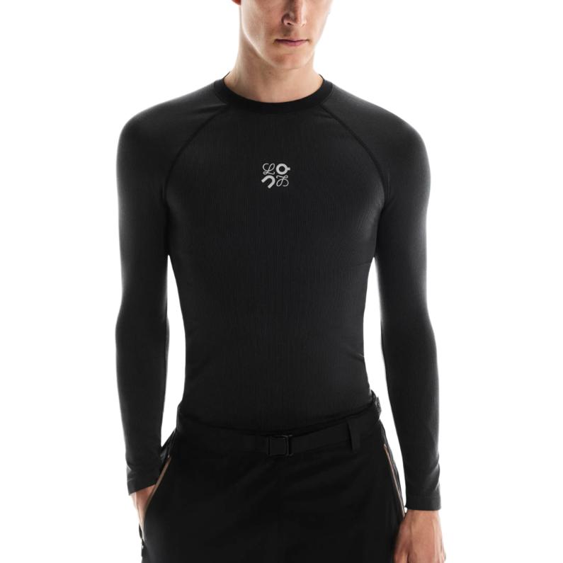 

Футболка Loewe с длинным рукавом мужская On, черный