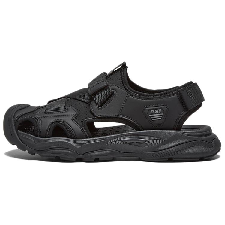 

BASTO Мужские противоскользящие треккинговые ботинки для речных походов черные, цвет Black