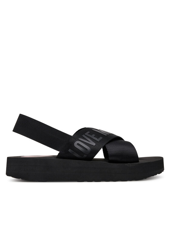 Сандалии JA16214G0MIX4000 Love Moschino, черный