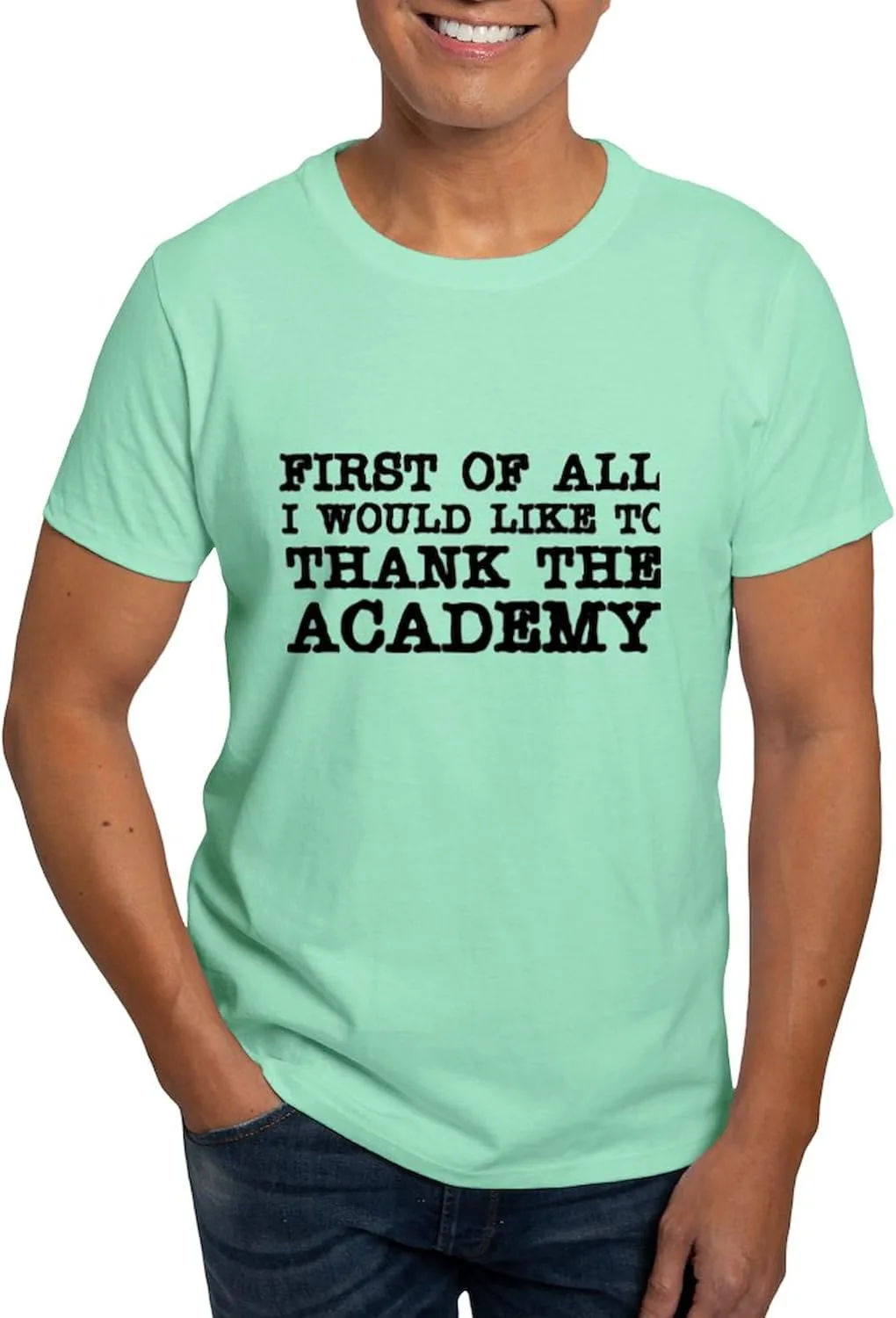 

Футболка мужская Academy 4 4, 100% хлопок, белая CafePress