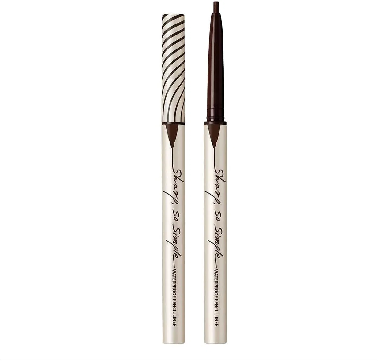 Карандаш для глаз Clio Sharp Simple Waterproof Pencil Eyeliner коричневый
