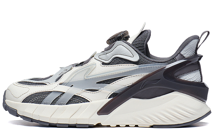 

LINING YOUNG Кроссовки FLASH SHADOW Superpower Low Top для детей и подростков. Белые, серые.