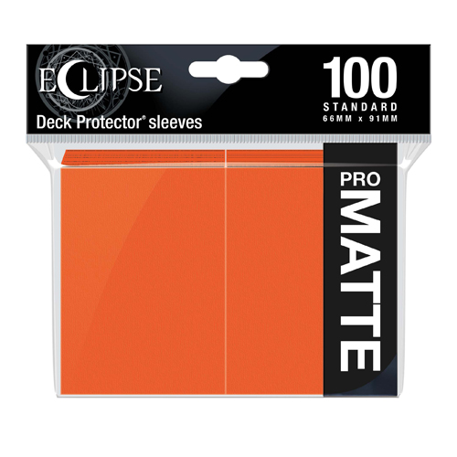 

Чехол для карточек Eclipse Matte Standard Sleeves: Pumpkin Orange (100) Ultra Pro