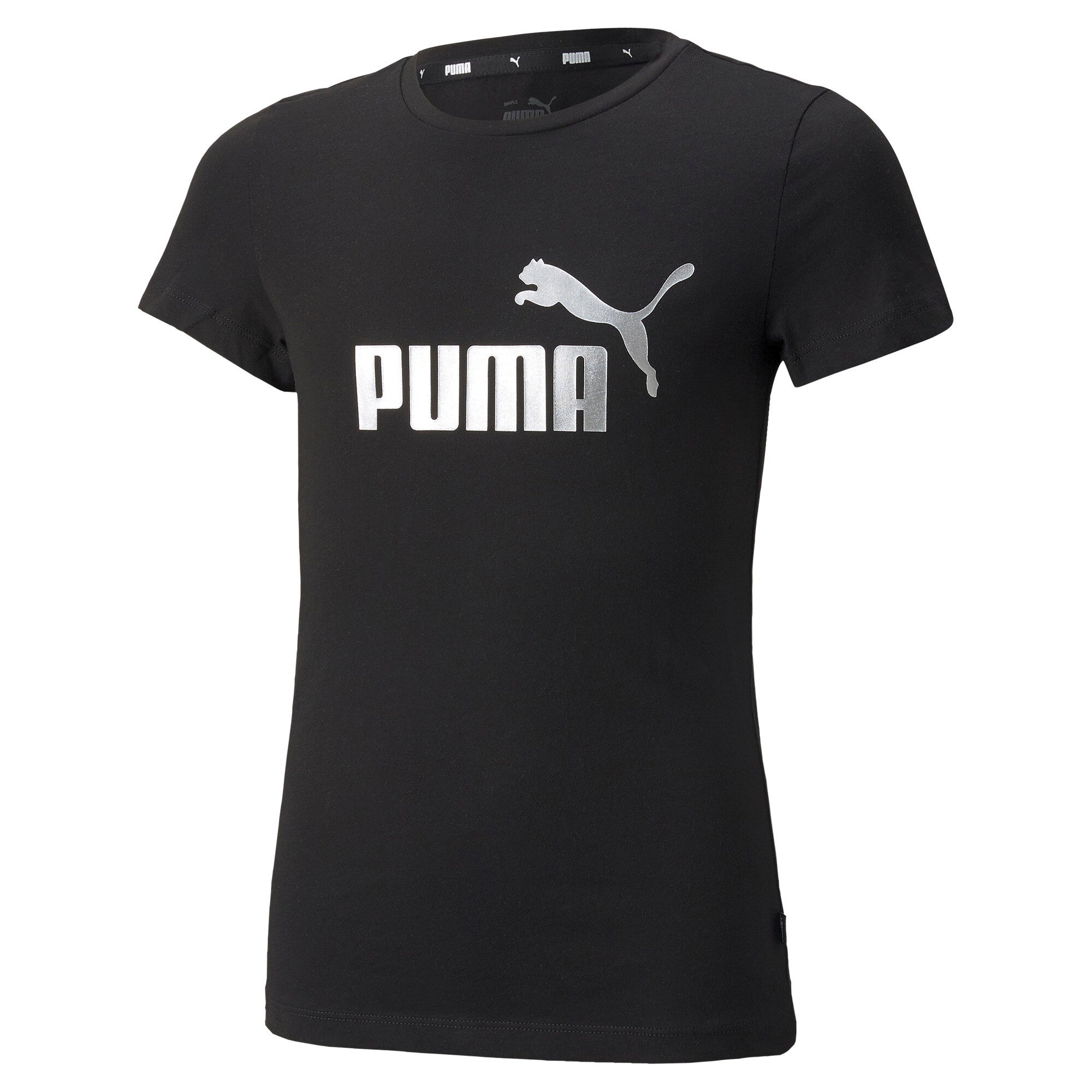 

Футболка с логотипом PUMA Big Kids' Girls' Essentials+, черный