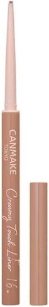 Подводка для глаз Canmake Creamy Touch Liner 16 Pretty Milk Tea, 1,5 мм, бежевый — фото 3
