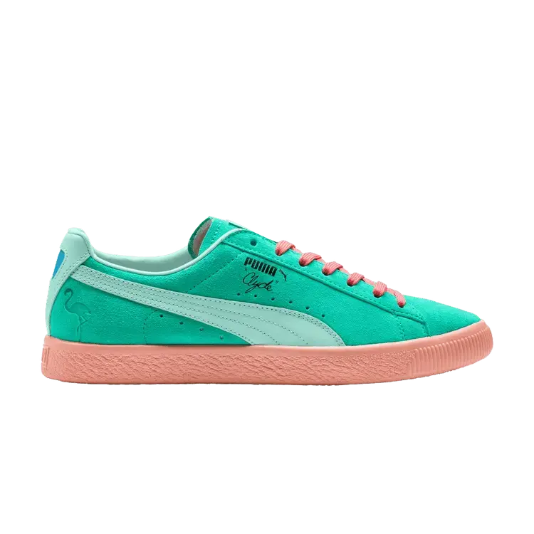 

Кроссовки Puma Clyde 'South Beach', зеленый