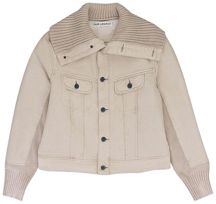 

Куртка Our Legacy Fuse Denim Jacket 'Beige', кремовый
