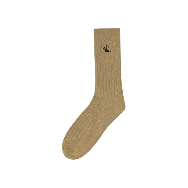 

Носки Stussy Metallic Crown Dress Sock, золотой