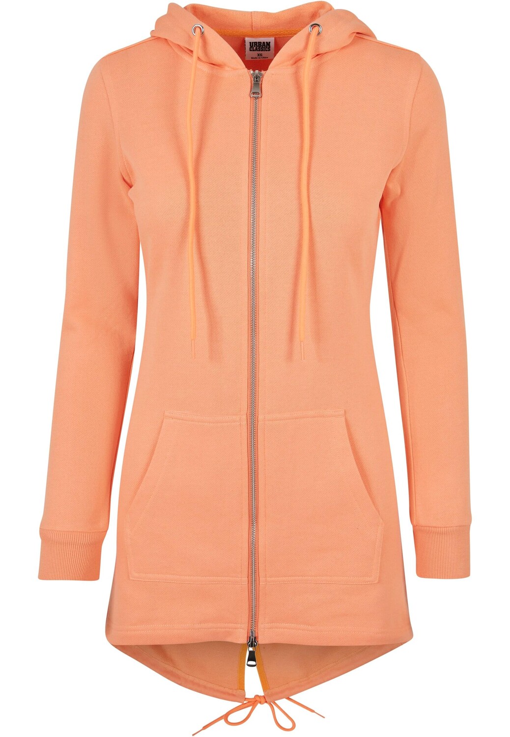 

Толстовка Urban Classics Zip Kapuzenpullover, цвет papaya