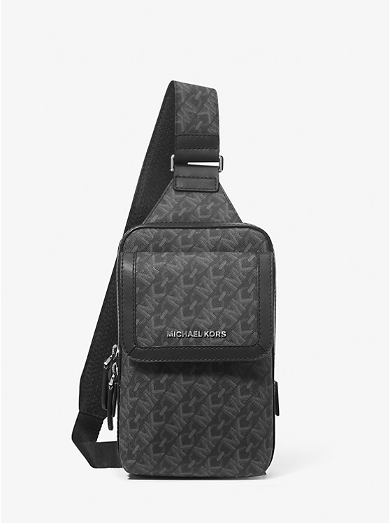 

Сумка-Слинг Hudson Empire Monogram Michael Kors, черный