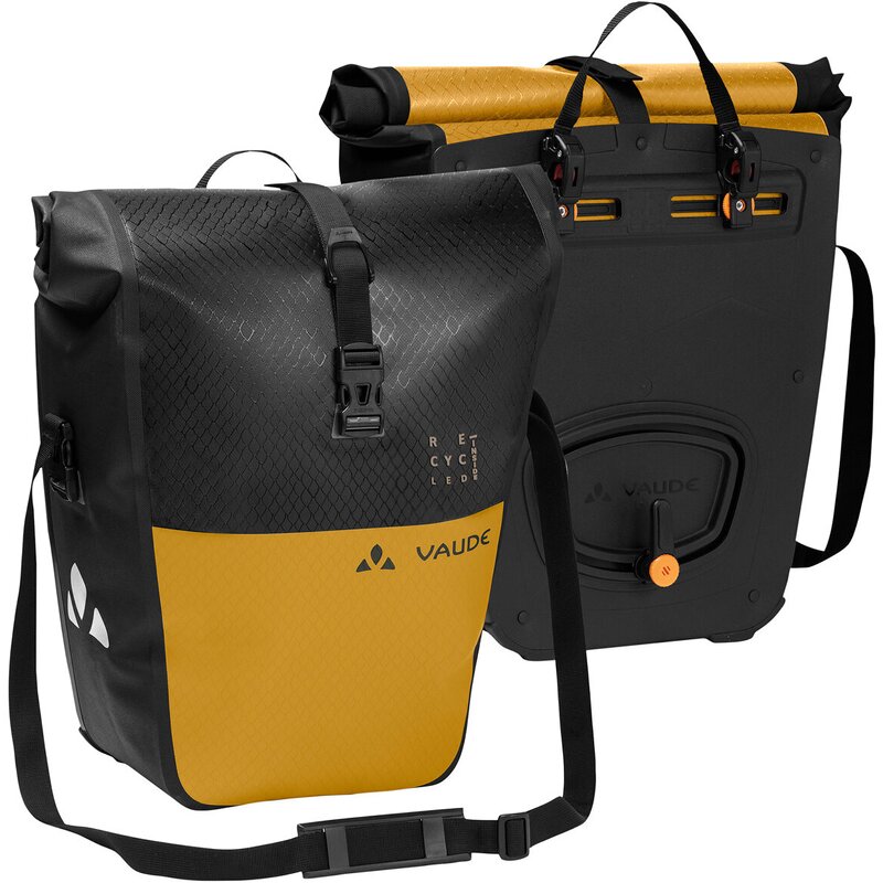 

Велосипедная сумка цвета морской волны (рек.) Vaude, желтый