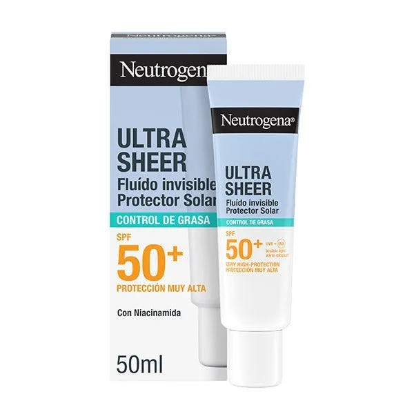 Солнцезащитный флюид для контроля жирности кожи SPF50+ 50 мл NEUTROGENA