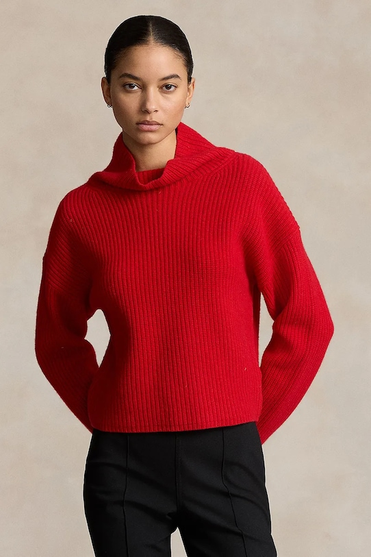 

Шерстяной свитер Polo Ralph Lauren, красный