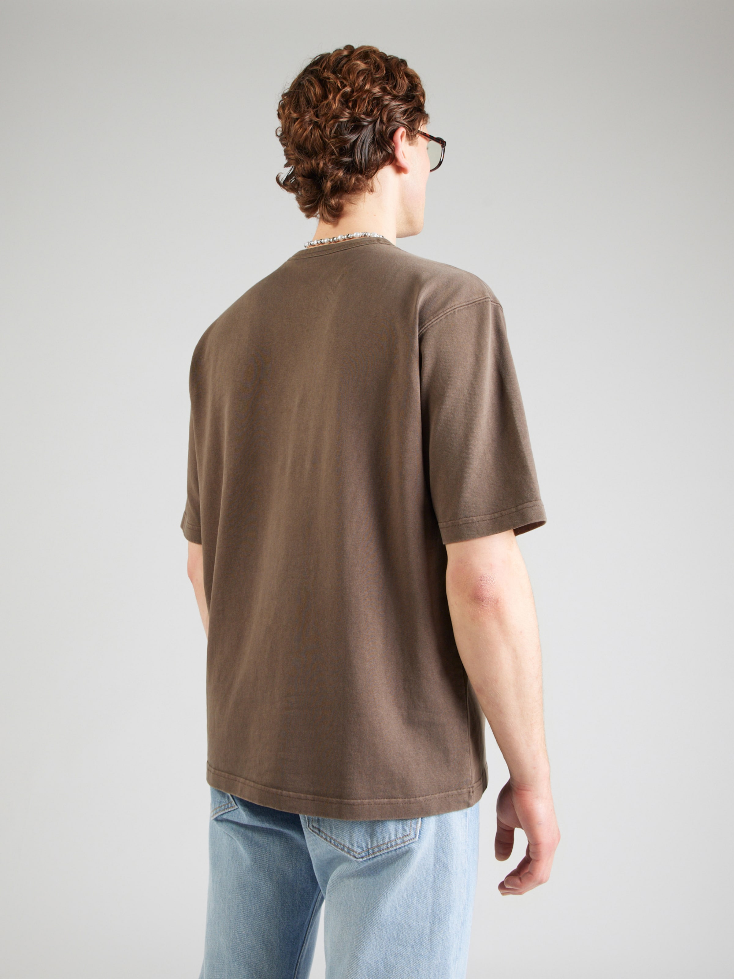 LEVI'S  Футболка 'Heavyweight Loose Tee' в коричневом цвете — фото 4