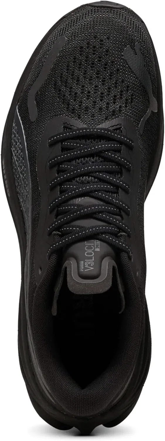 Мужские беговые кроссовки Puma Velocity Nitro 3, нейтральный цвет, Puma Black-Flat Dark Grey - Black, размер 48/48.5 — фото 3