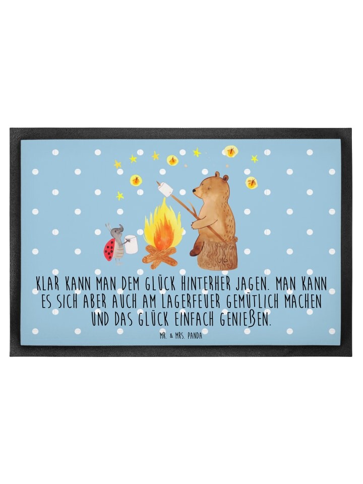 

Коврик для ног Mr. & Mrs. Panda, цвет blau pastell