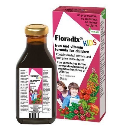 

Детская жидкая формула с железом и витаминами 250 мл Floradix