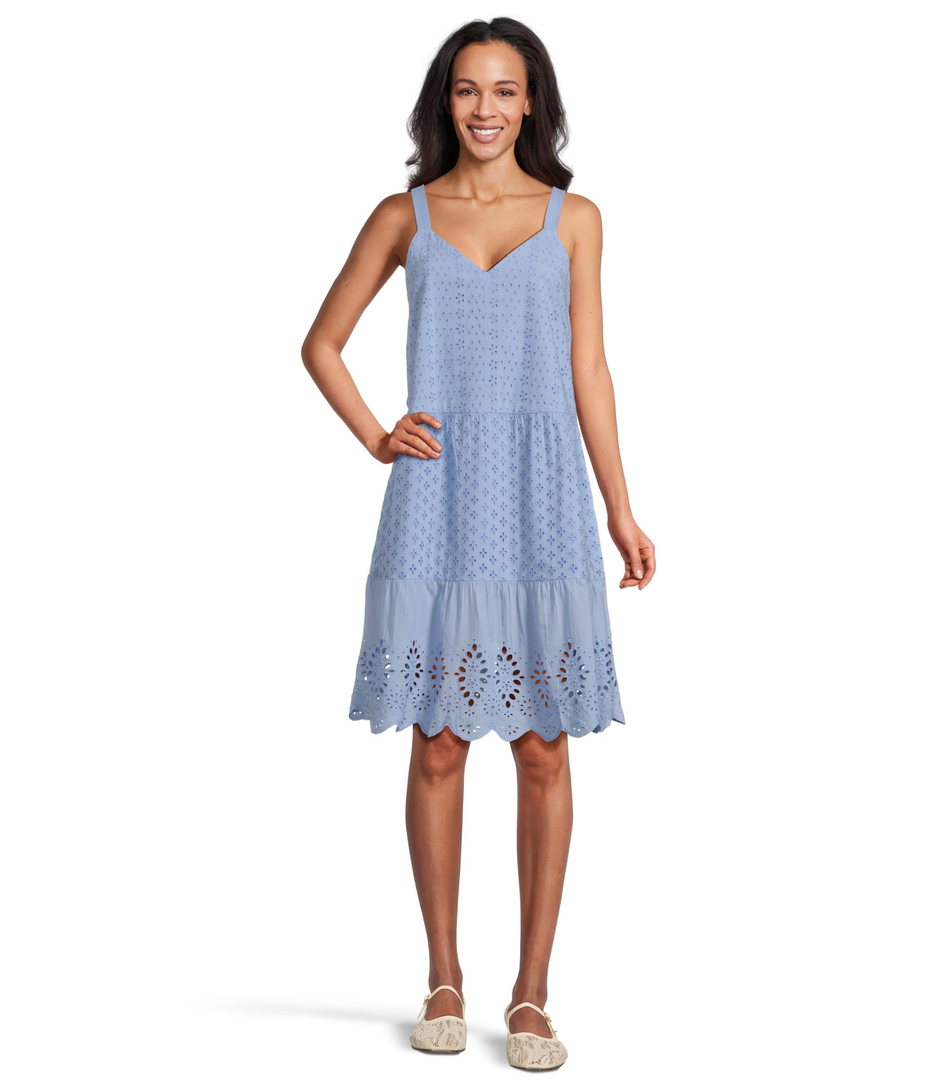 

Платье Splendid Napa Eyelet Dress, Steel Blue