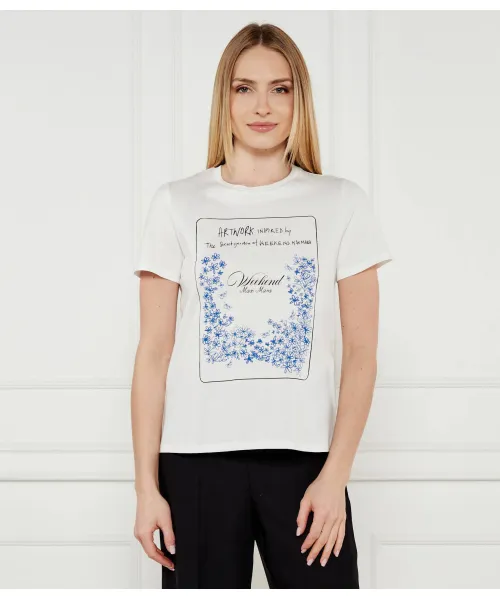 

Футболка с чайником Regular fit Weekend Maxmara, белый