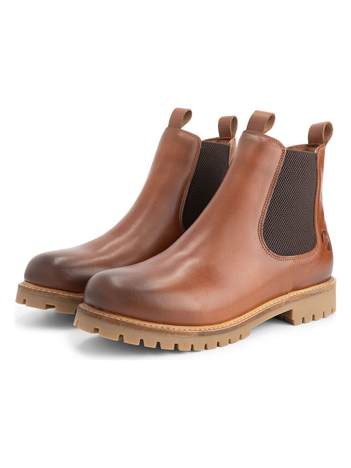 

TRAVELIN' Кожаные сапоги светло-коричневого цвета