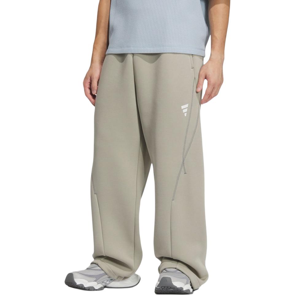 

Трикотажные спортивные штаны мужские leather gray Adidas, серый