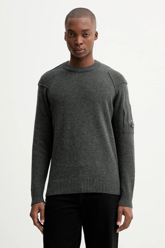 

Шерстяной свитер C.P. Company, серый