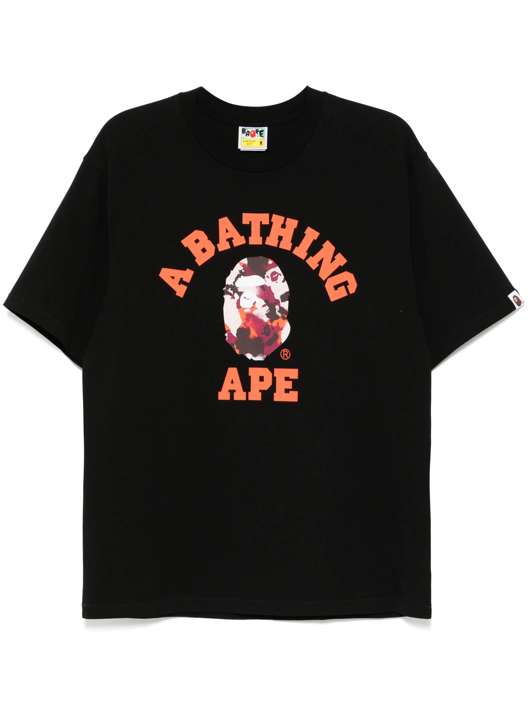 

Футболка с принтом A Bathing Ape, черный