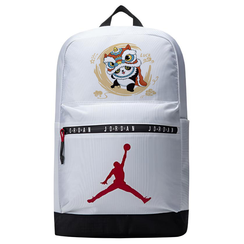 

Jordan Полиэстеровый рюкзак унисекс белый, Lion Dance Panda