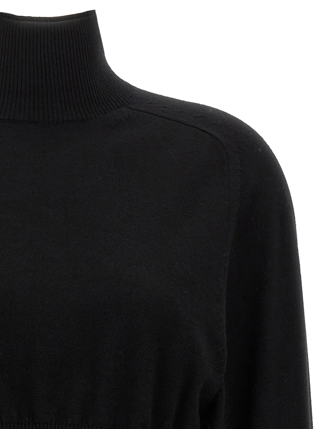 Свитер с воротником-гольф 'Ululato' SPORTMAX, черный — фото 3