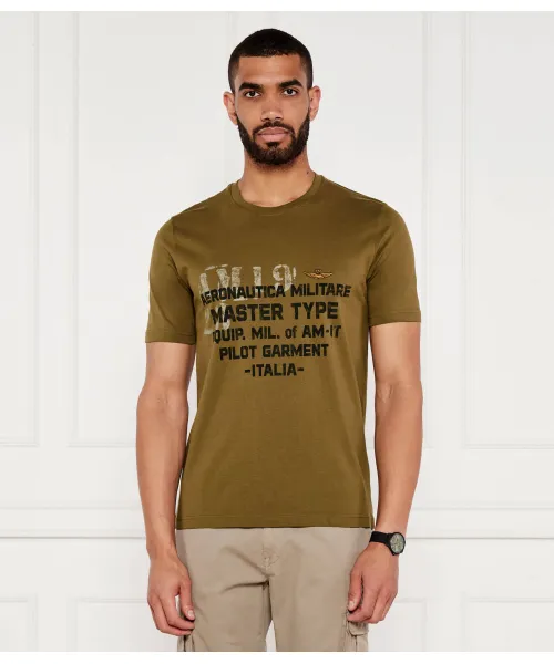 

Футболка Regular fit Aeronautica Militare, зеленый