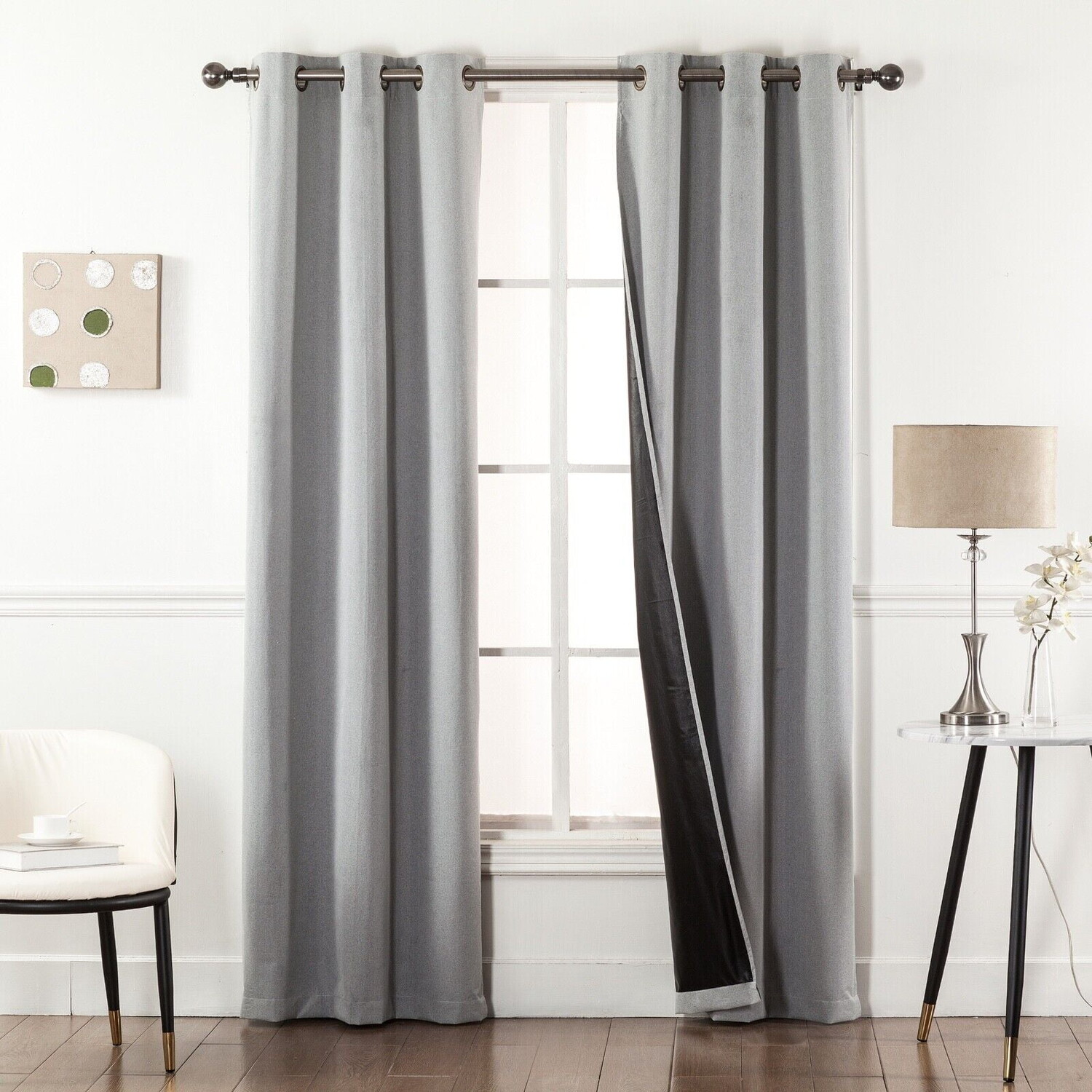 

Шторы затемняющие Empire Home Fashion, серый