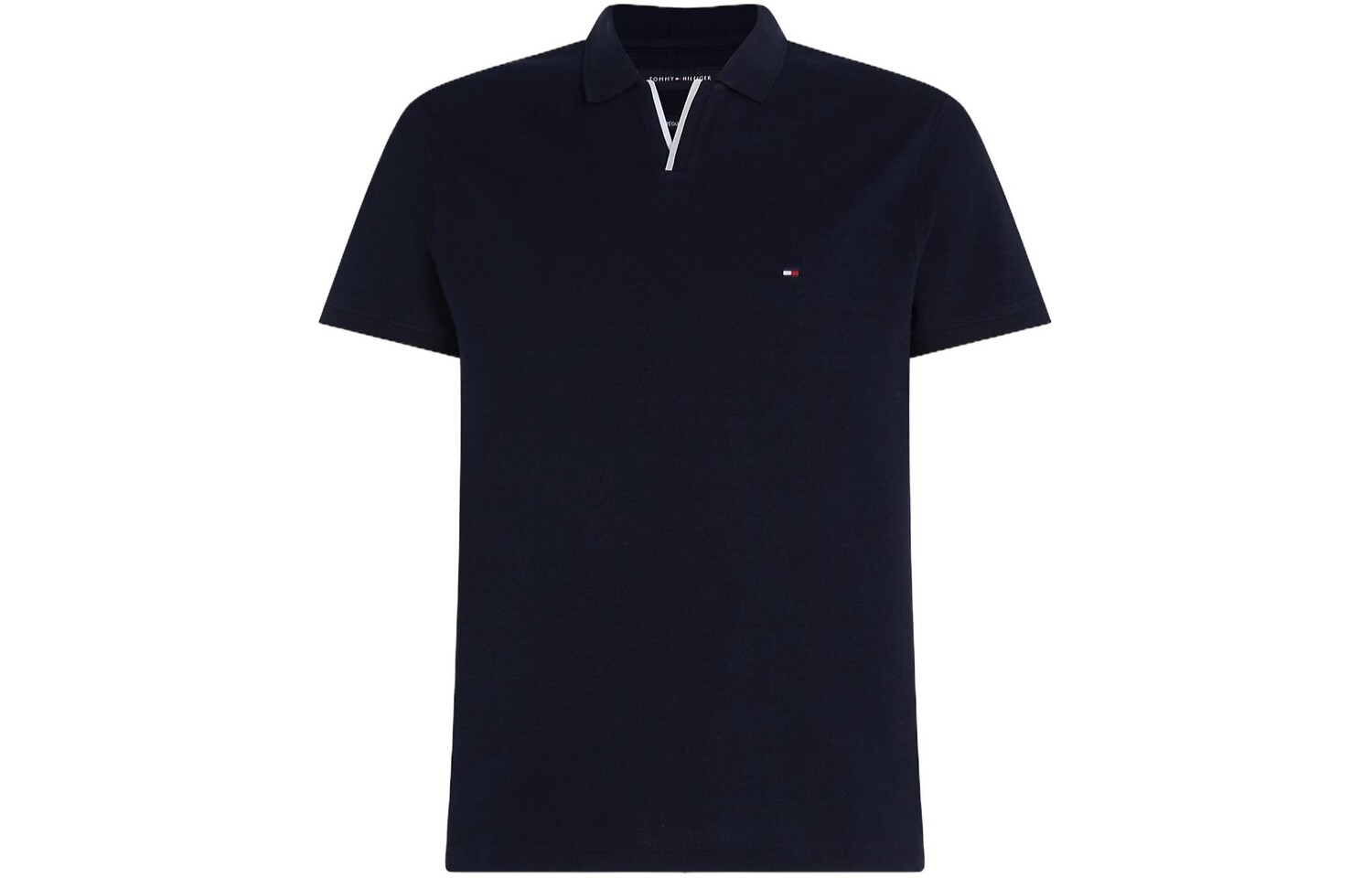 

Рубашка поло мужская темно-синяя Tommy Hilfiger, синий