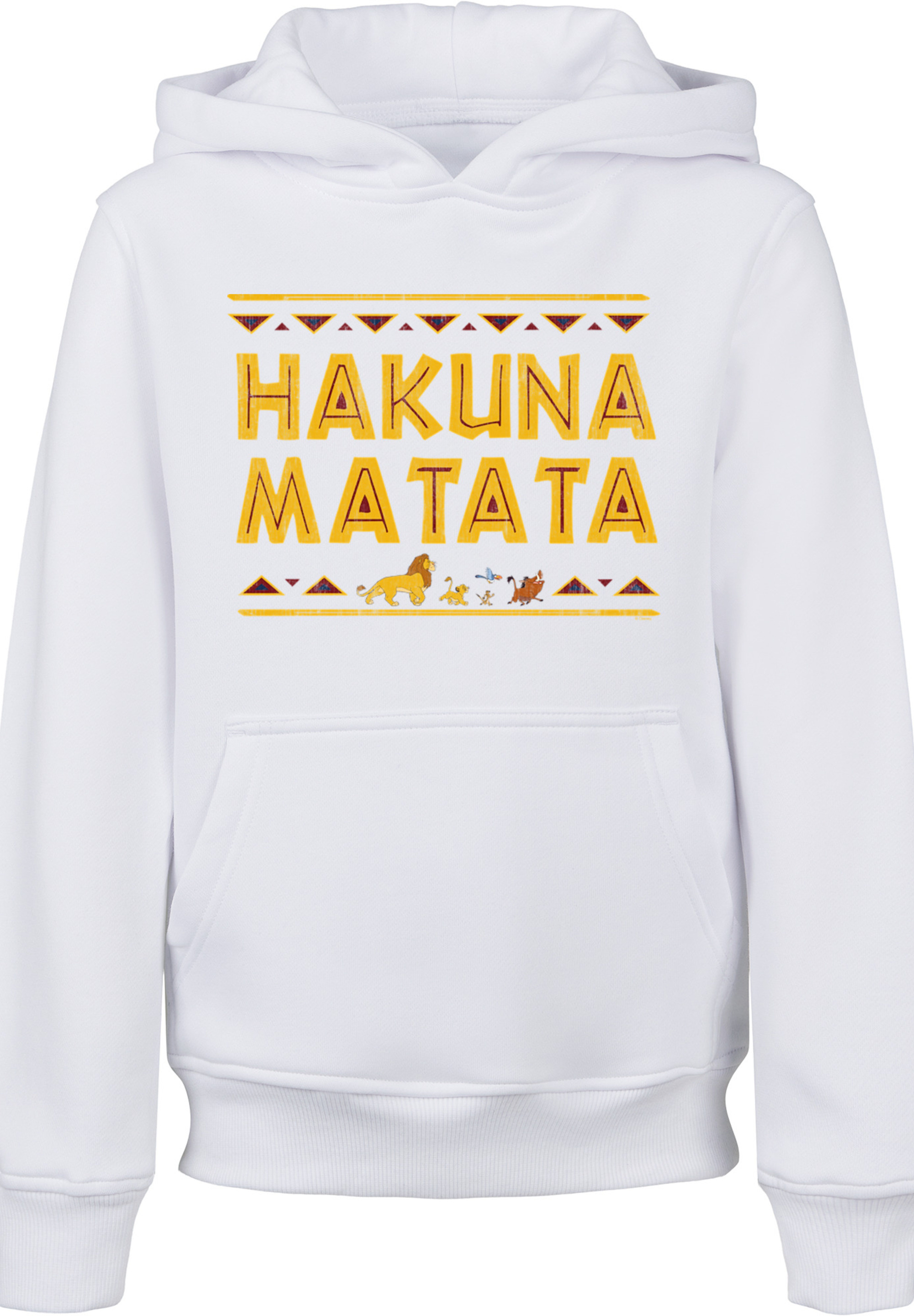 

Пуловер F4NT4STIC Hoodie Disney König der Löwen Hakuna Matata The Lion King, белый