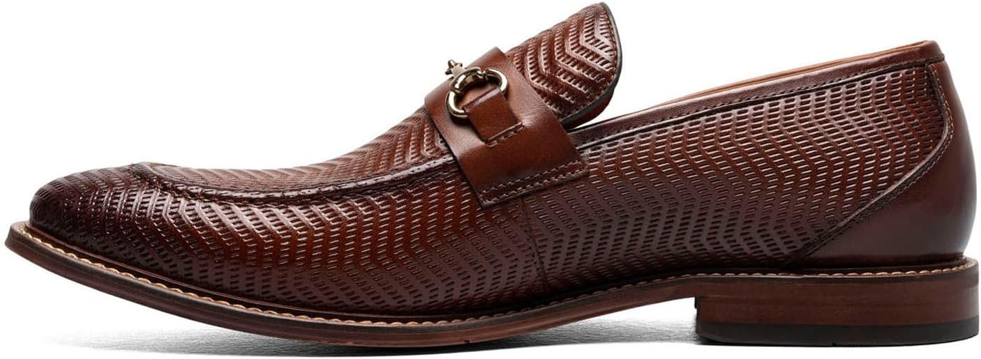 Мокасины Stacy Adams для мужчин Madsen Moc Toe Slip-on, коричневый — фото 4