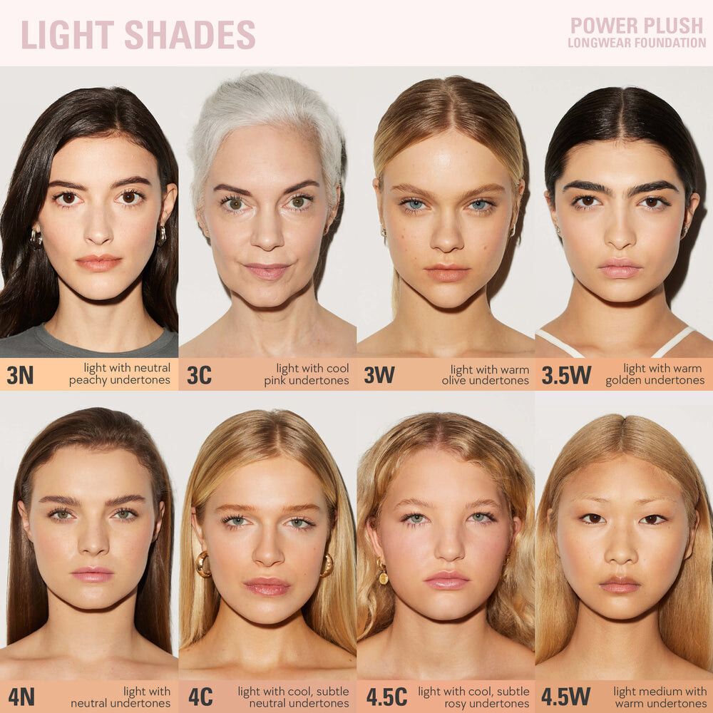 Тональный крем Kylie Cosmetics Power Plush Longwear Foundation, light with cool, subtle rosy undertones/4.5C — фото 3