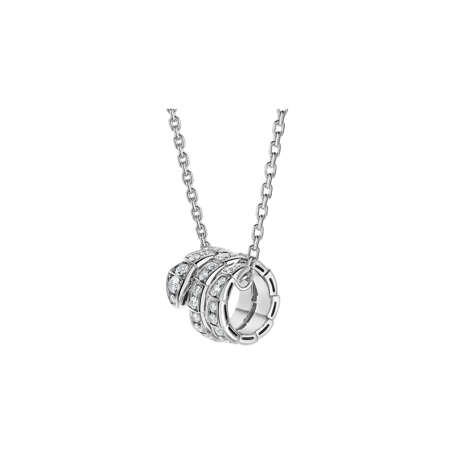 

Колье Bulgari Serpenti Viper из белого золота с бриллиантами