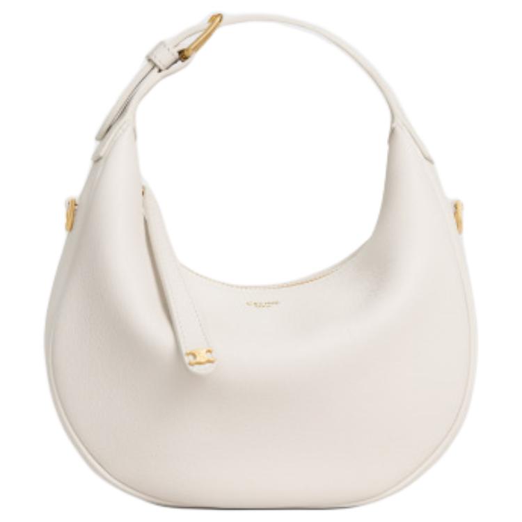 

CELINE Женская белая кожаная сумка через плечо