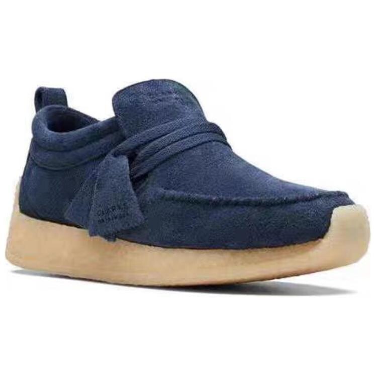 Мужские повседневные мужские низкие синие Clarks — фото 3