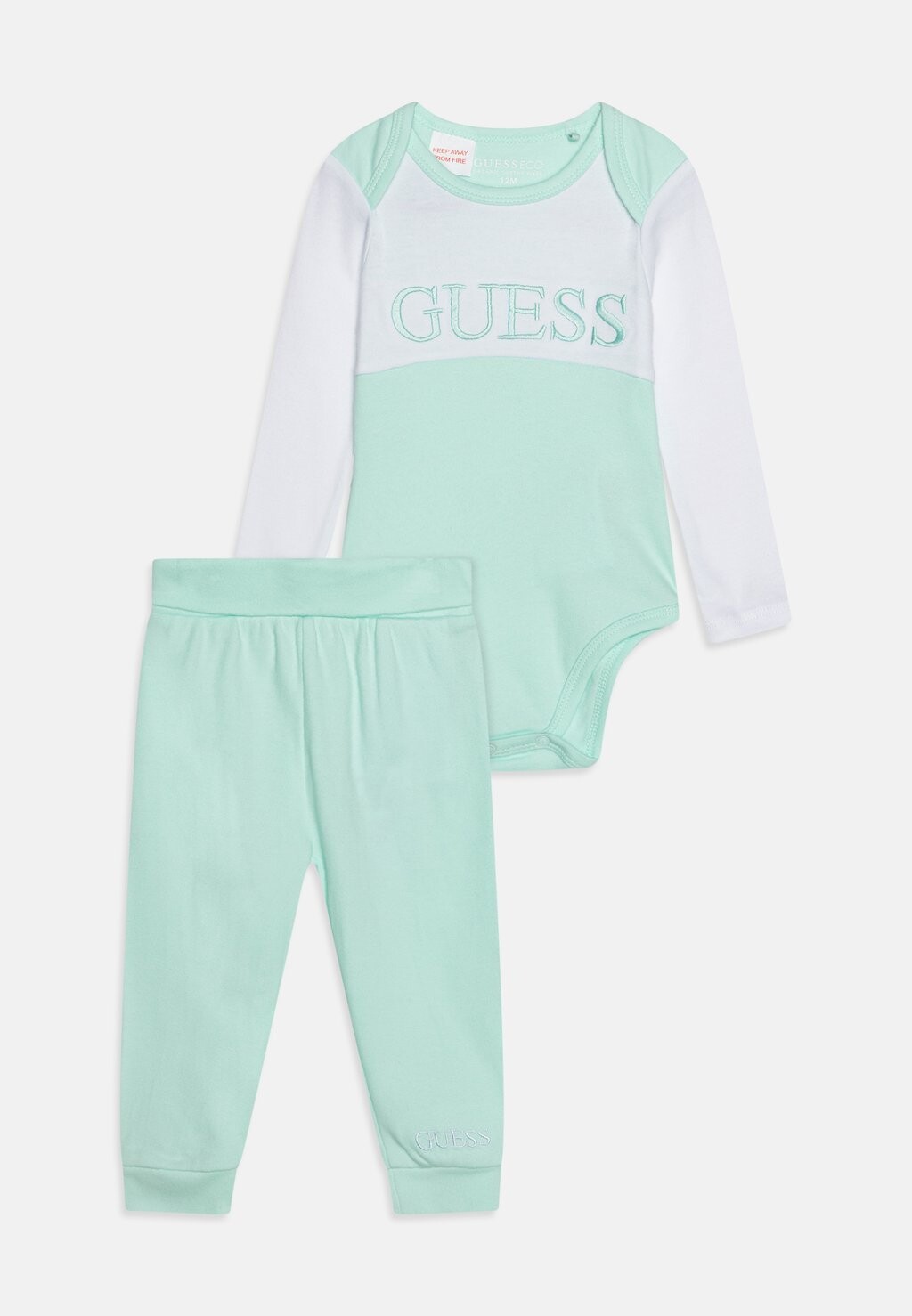 

Детские подарки New Born Pants Unisex Set Guess, аква бриз
