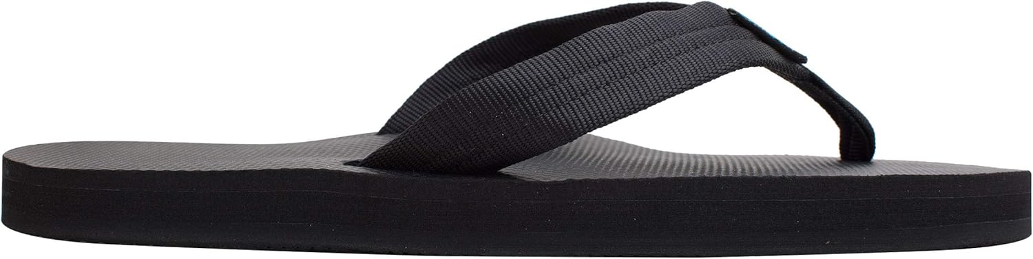 Мужские сандалии Rainbow Single Layer Soft Top 1" с верхом из мягкого материала и ремешком из нейлона, наполненным EVA Rainbow Sandals, черный — фото 4