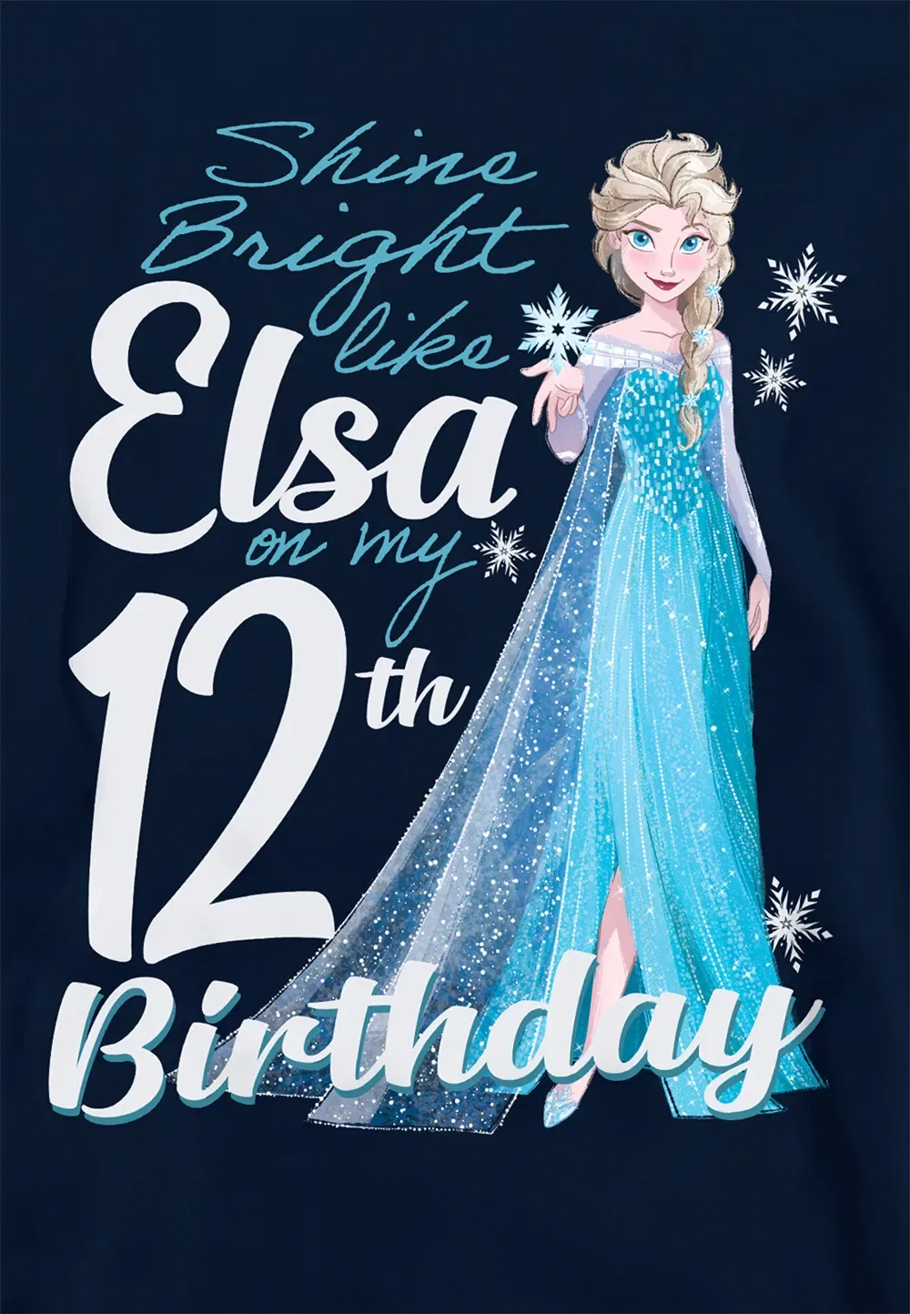 Детский худи Disney Frozen Elsa, темно-синий, темно-синий — фото 2