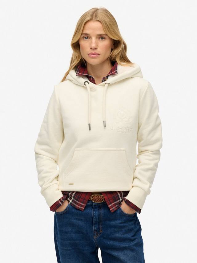 

Уютный худи от Finest Goods Superdry, Egret Cream
