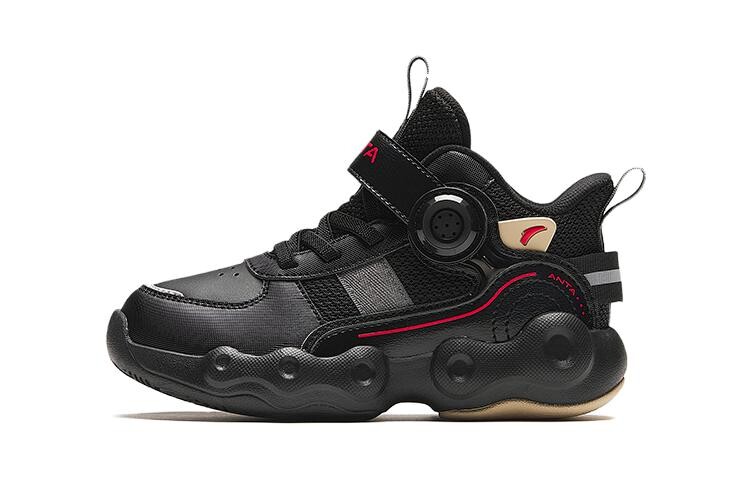 

Детские баскетбольные кроссовки PS Mid-top Black Anta Kids, черный