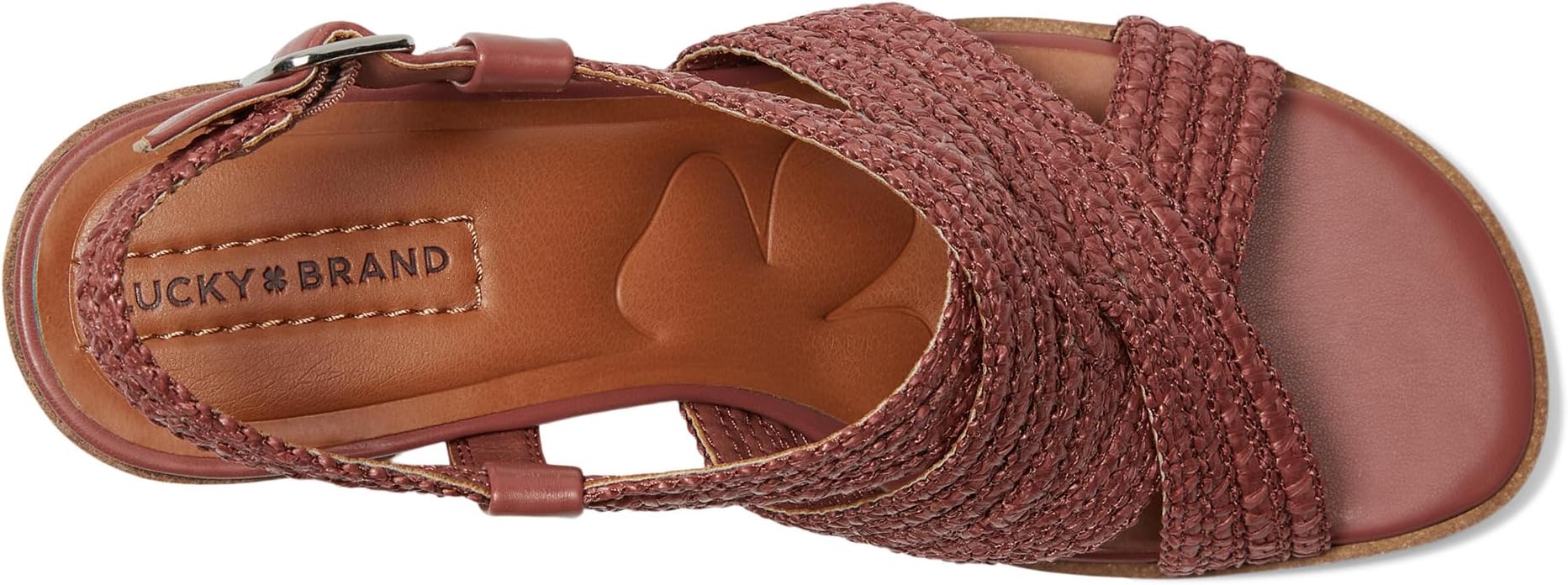 Туфли Lucky Brand Women's Sasina Cut Out Heeled Sandals, Rose Dusk — фото 2